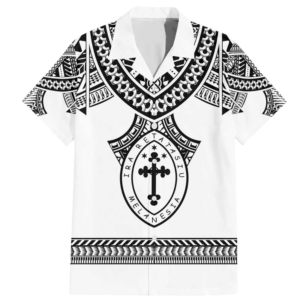 Personalised Melanesian Brotherhood Family Matching Long Sleeve Bodycon Dress and Hawaiian Shirt With Tribal Pattern - Polynesian Pride