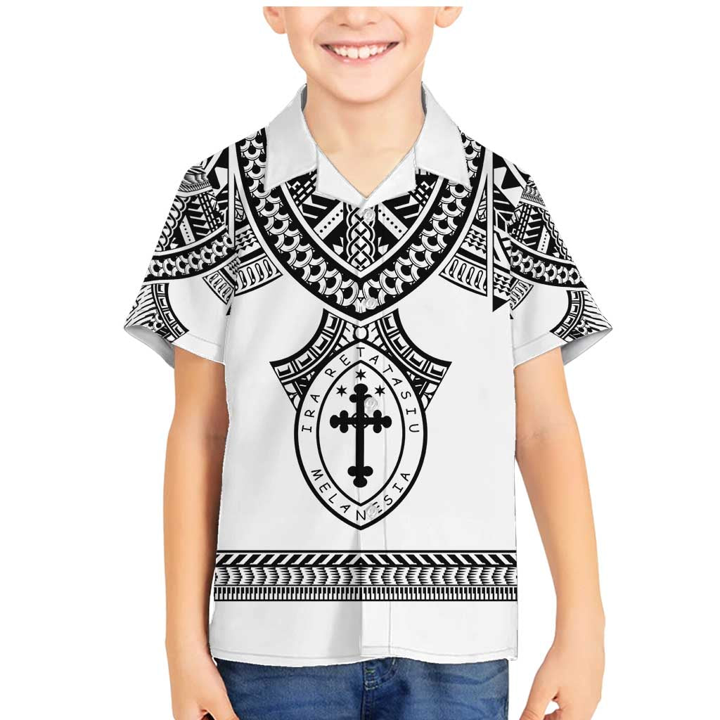 Personalised Melanesian Brotherhood Family Matching Mermaid Dress and Hawaiian Shirt With Tribal Pattern - Polynesian Pride