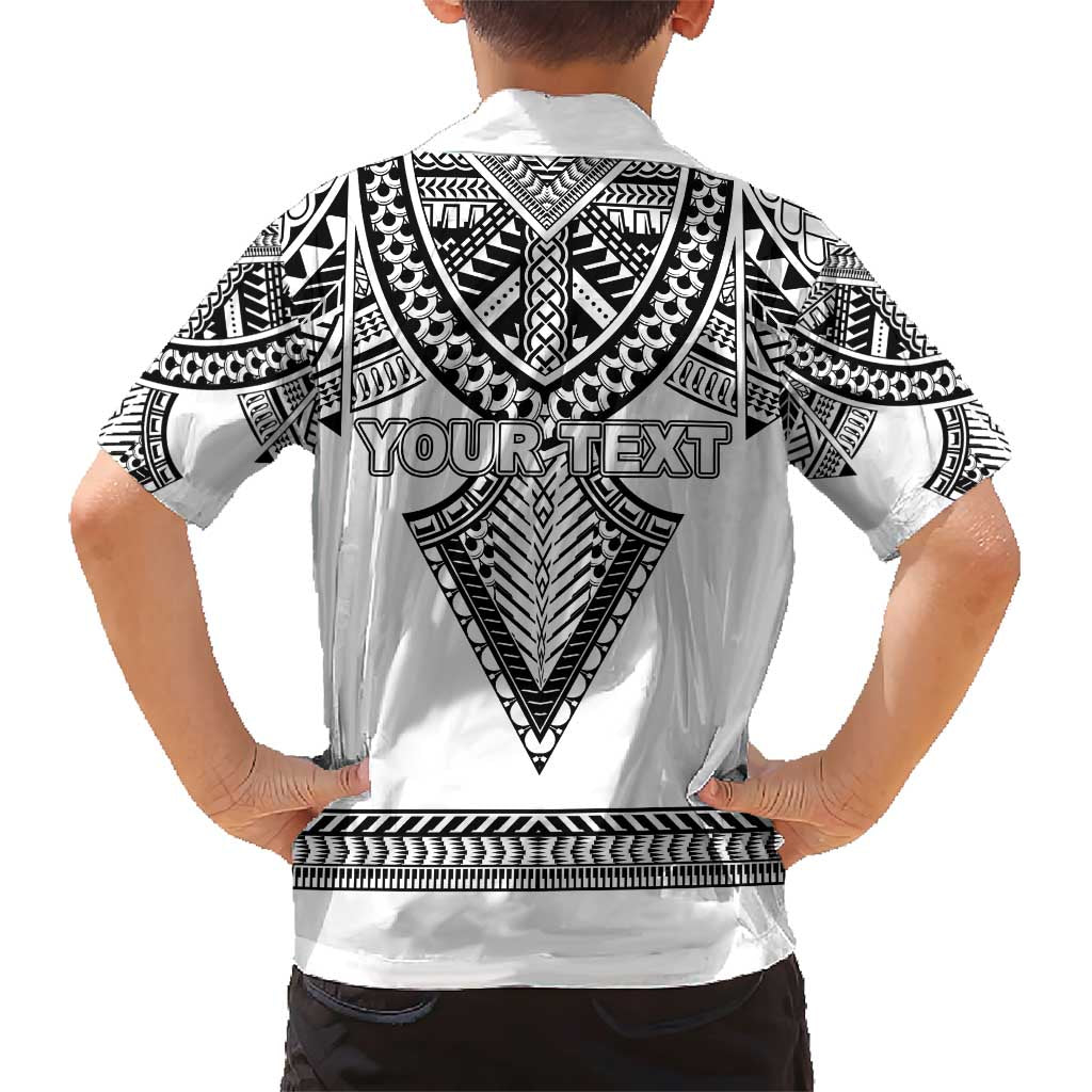 Personalised Melanesian Brotherhood Family Matching Short Sleeve Bodycon Dress and Hawaiian Shirt With Tribal Pattern - Polynesian Pride