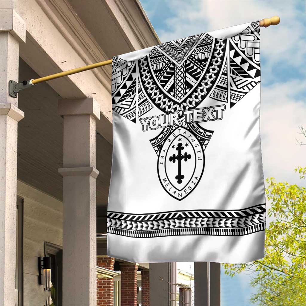 Personalised Melanesian Brotherhood Garden Flag With Tribal Pattern - Polynesian Pride