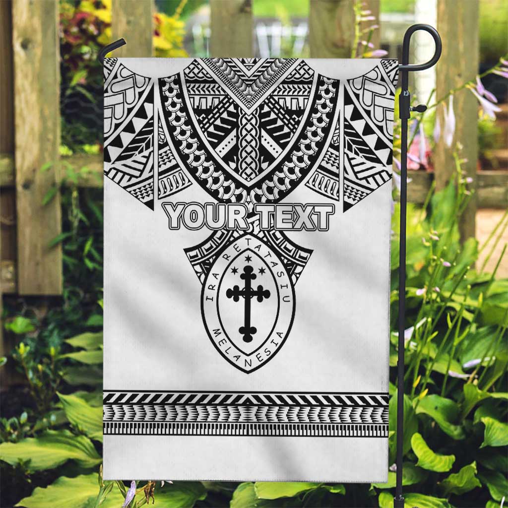 Personalised Melanesian Brotherhood Garden Flag With Tribal Pattern - Polynesian Pride