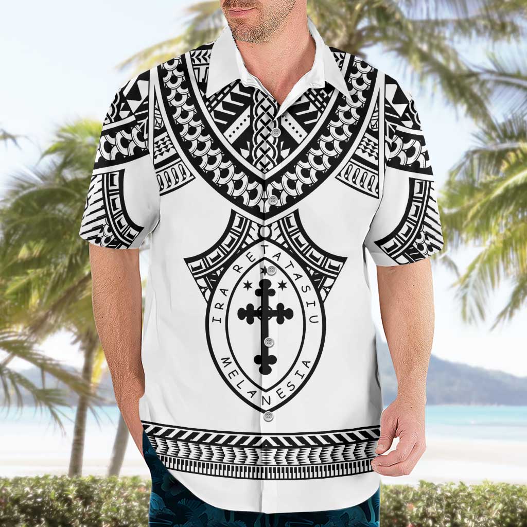 Personalised Melanesian Brotherhood Hawaiian Shirt With Tribal Pattern - Polynesian Pride