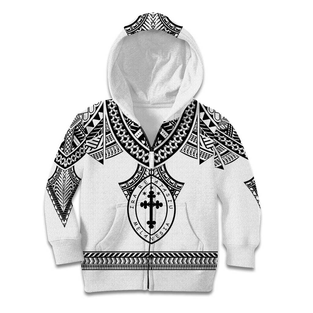 Personalised Melanesian Brotherhood Kid Hoodie With Tribal Pattern - Polynesian Pride