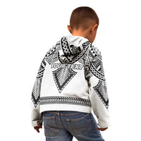 Personalised Melanesian Brotherhood Kid Hoodie With Tribal Pattern - Polynesian Pride