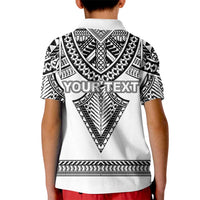 Personalised Melanesian Brotherhood Kid Polo Shirt With Tribal Pattern LT05 - Polynesian Pride