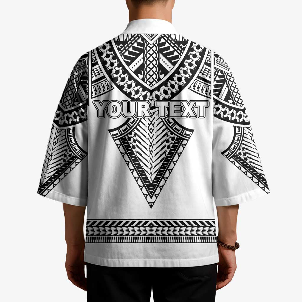 Personalised Melanesian Brotherhood Kimono With Tribal Pattern LT05 - Polynesian Pride