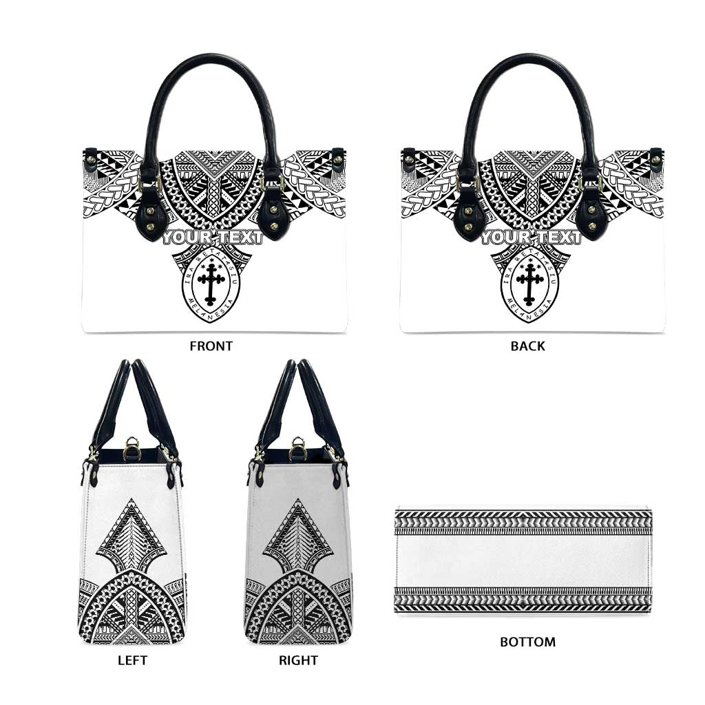 Personalised Melanesian Brotherhood Leather Bag With Tribal Pattern - Polynesian Pride