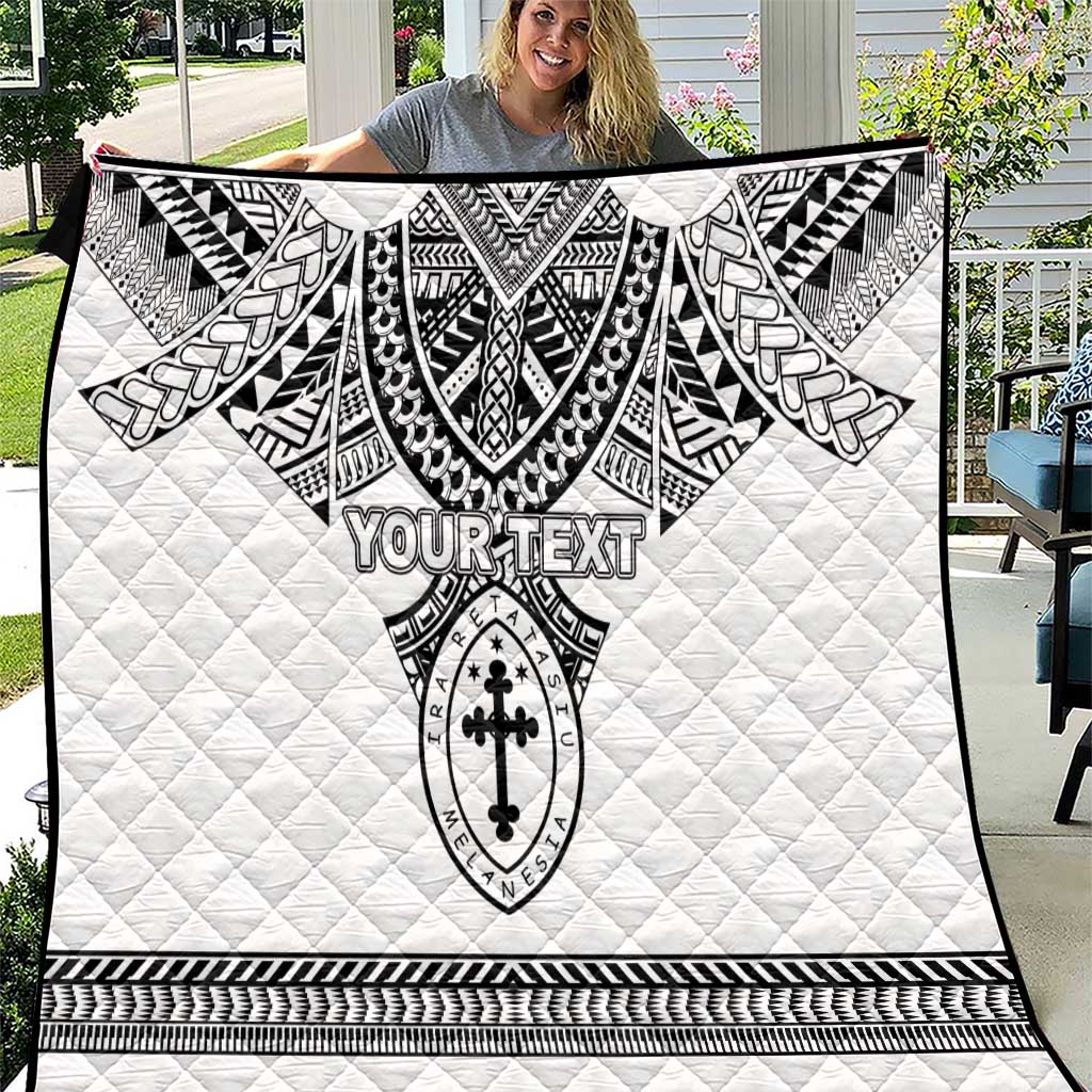 Personalised Melanesian Brotherhood Quilt With Tribal Pattern - Polynesian Pride