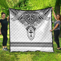 Personalised Melanesian Brotherhood Quilt With Tribal Pattern - Polynesian Pride