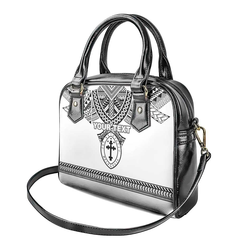 Personalised Melanesian Brotherhood Shoulder Handbag With Tribal Pattern - Polynesian Pride