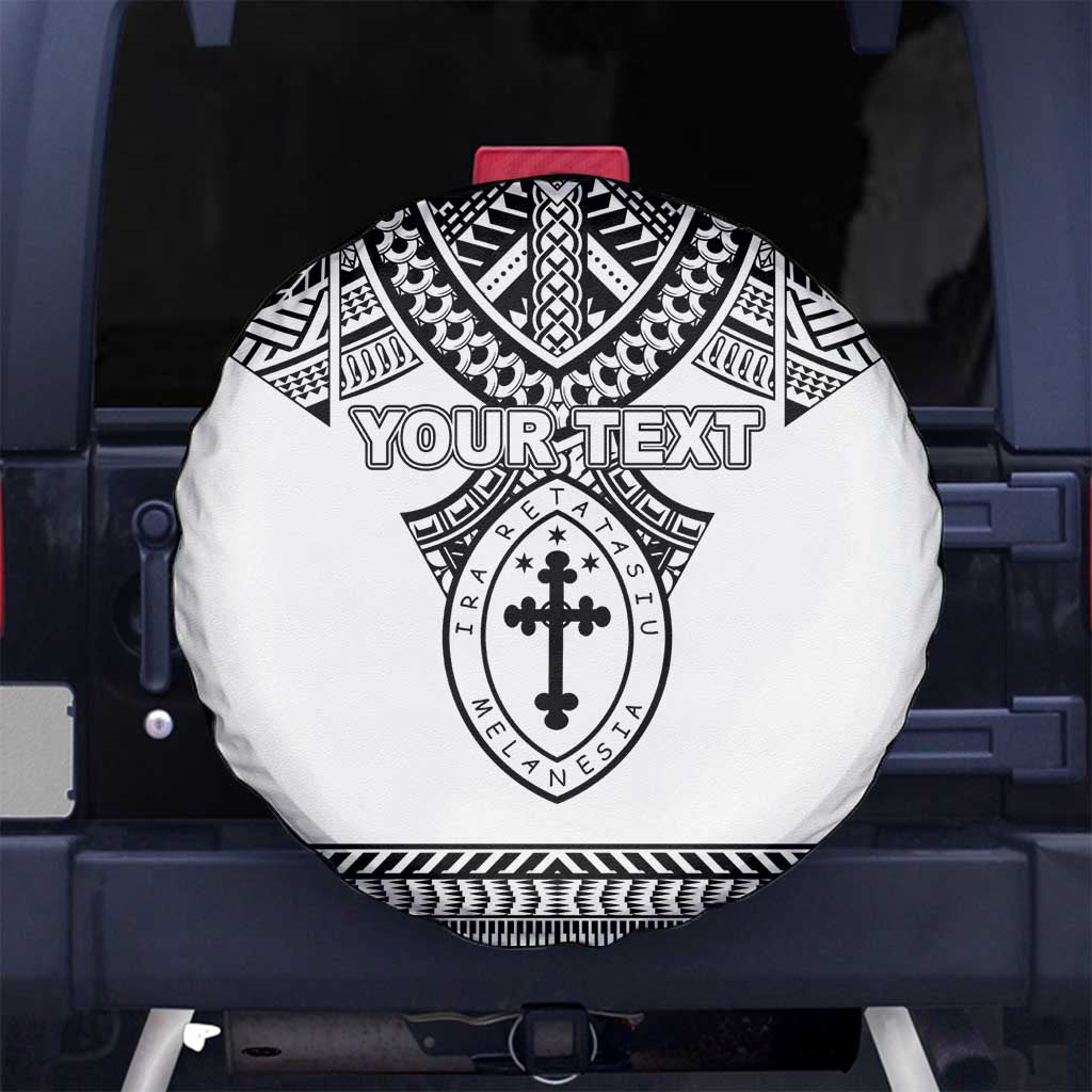 Personalised Melanesian Brotherhood Spare Tire Cover With Tribal Pattern - Polynesian Pride