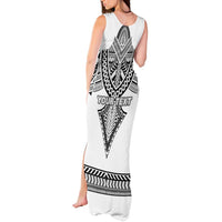 Personalised Melanesian Brotherhood Tank Maxi Dress With Tribal Pattern LT05 - Polynesian Pride