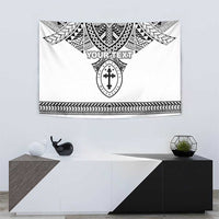 Personalised Melanesian Brotherhood Tapestry With Tribal Pattern LT05 - Polynesian Pride