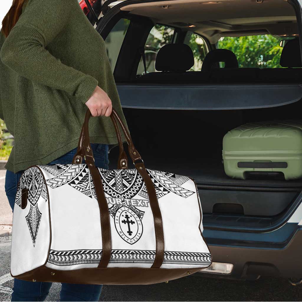 Personalised Melanesian Brotherhood Travel Bag With Tribal Pattern - Polynesian Pride