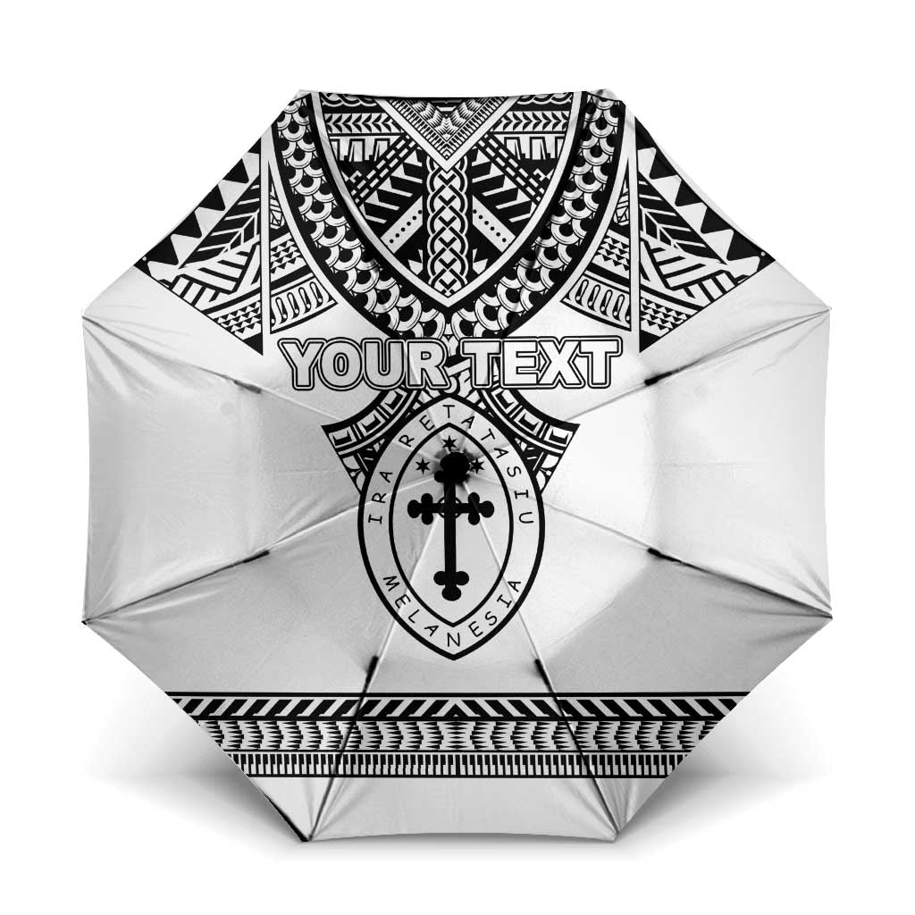 Personalised Melanesian Brotherhood Umbrella With Tribal Pattern - Polynesian Pride