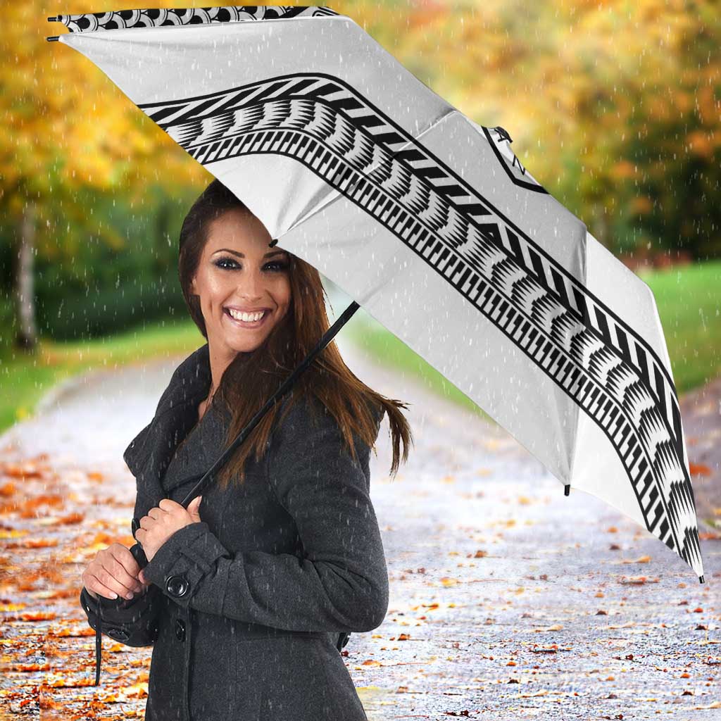 Personalised Melanesian Brotherhood Umbrella With Tribal Pattern - Polynesian Pride