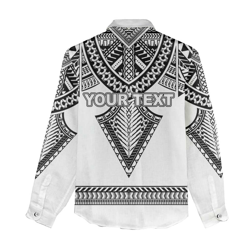 Personalised Melanesian Brotherhood Women Casual Shirt With Tribal Pattern LT05 - Polynesian Pride