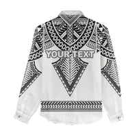 Personalised Melanesian Brotherhood Women Casual Shirt With Tribal Pattern LT05 - Polynesian Pride