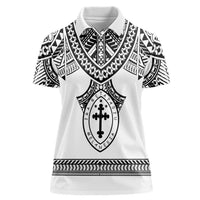 Personalised Melanesian Brotherhood Women Polo Shirt With Tribal Pattern - Polynesian Pride