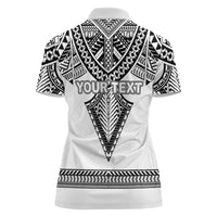 Personalised Melanesian Brotherhood Women Polo Shirt With Tribal Pattern - Polynesian Pride