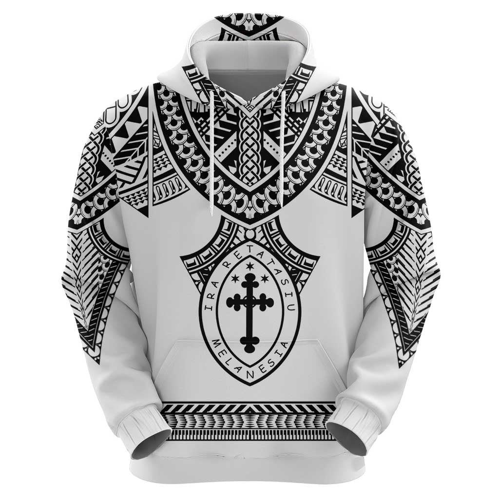 Personalised Melanesian Brotherhood Zip Hoodie With Tribal Pattern LT05 - Polynesian Pride