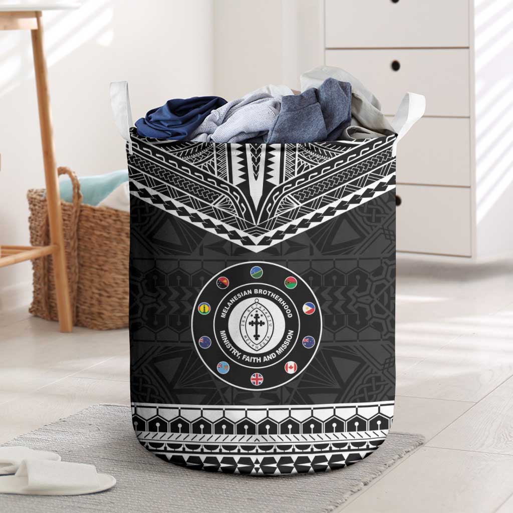 Melanesian Brotherhood Laundry Basket Ministry Faith And Mission LT05 Black - Polynesian Pride
