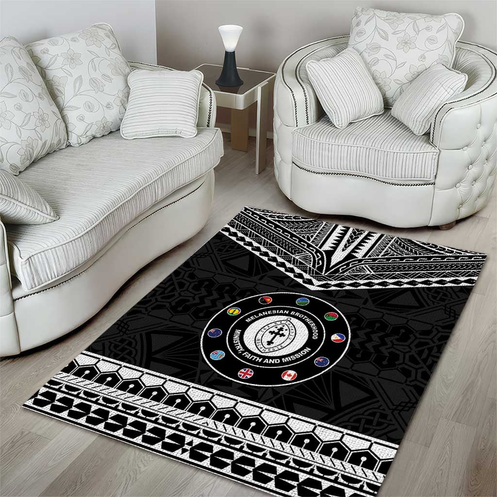 Melanesian Brotherhood Area Rug Ministry Faith And Mission - Polynesian Pride
