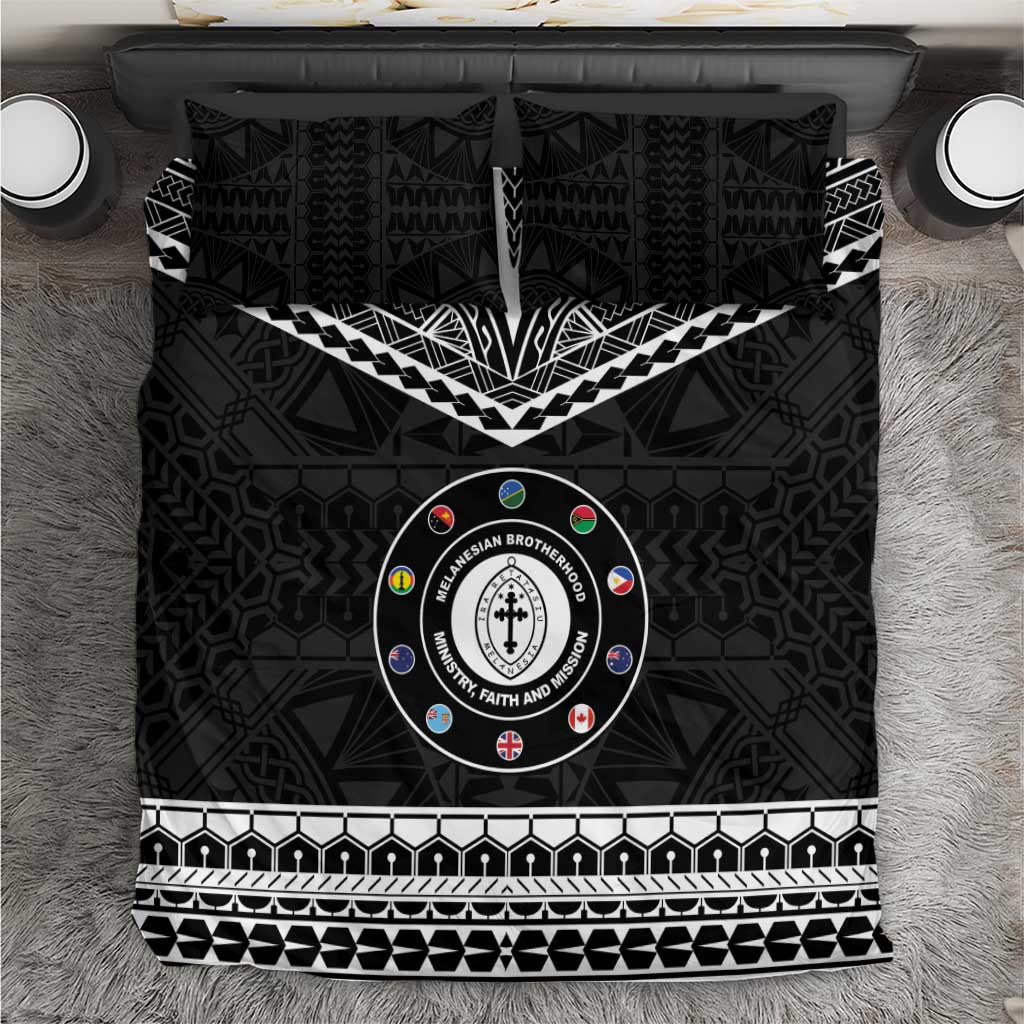 Melanesian Brotherhood Bedding Set Ministry Faith And Mission LT05 Black - Polynesian Pride