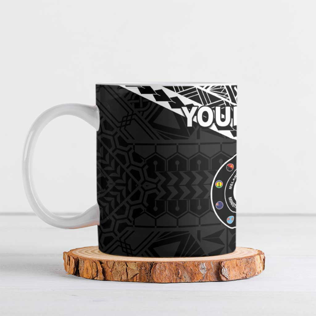 Personalised Melanesian Brotherhood Ceramic Mug Ministry Faith And Mission LT05 Black - Polynesian Pride