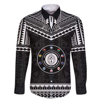 Personalised Melanesian Brotherhood Family Matching Long Sleeve Bodycon Dress and Hawaiian Shirt Ministry Faith And Mission - Polynesian Pride