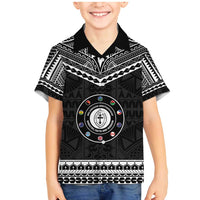 Personalised Melanesian Brotherhood Family Matching Mermaid Dress and Hawaiian Shirt Ministry Faith And Mission - Polynesian Pride
