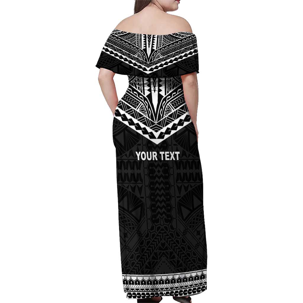 Personalised Melanesian Brotherhood Family Matching Off Shoulder Maxi Dress and Hawaiian Shirt Ministry Faith And Mission - Polynesian Pride