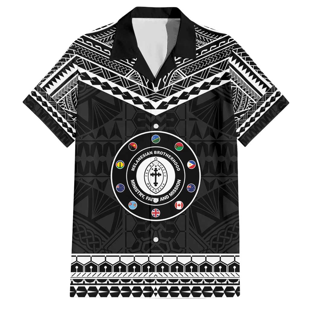 Personalised Melanesian Brotherhood Family Matching Short Sleeve Bodycon Dress and Hawaiian Shirt Ministry Faith And Mission - Polynesian Pride