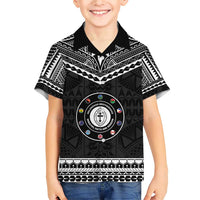 Personalised Melanesian Brotherhood Family Matching Short Sleeve Bodycon Dress and Hawaiian Shirt Ministry Faith And Mission - Polynesian Pride