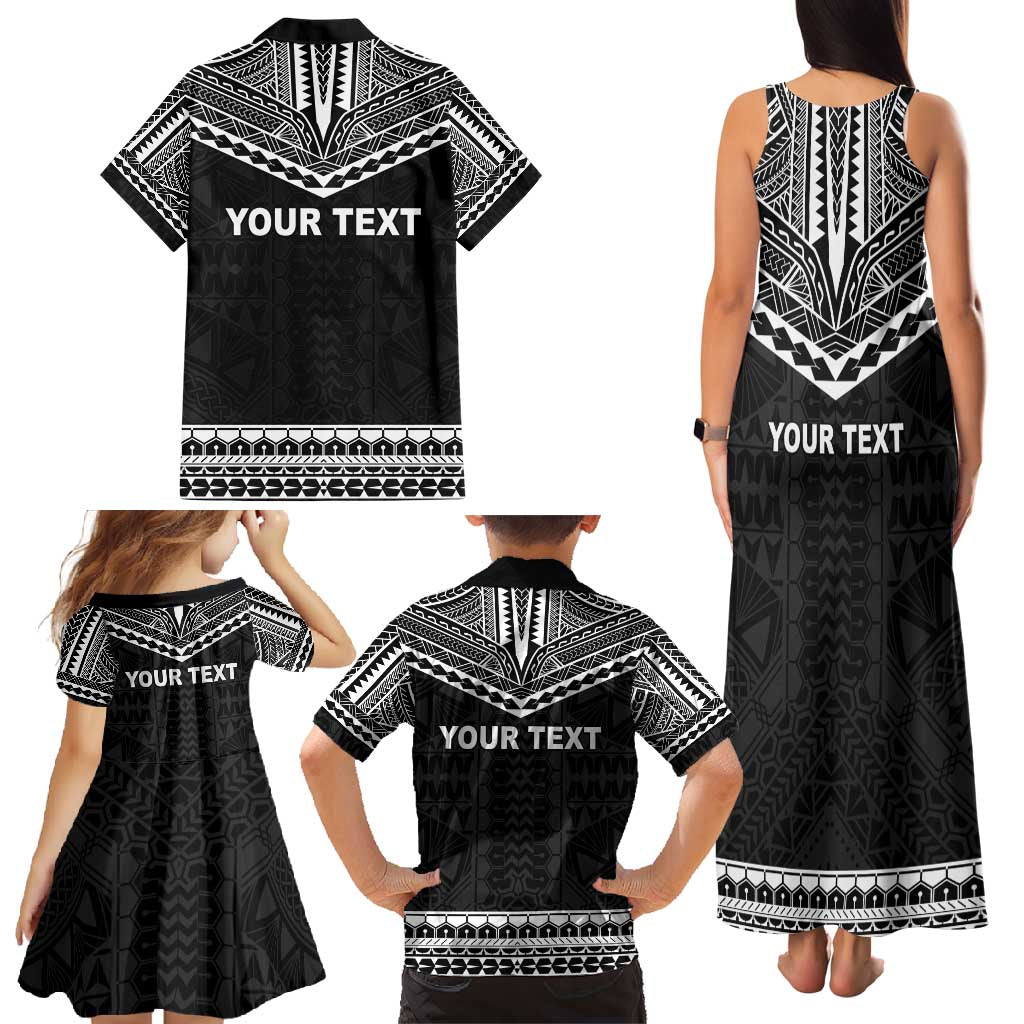 Personalised Melanesian Brotherhood Family Matching Tank Maxi Dress and Hawaiian Shirt Ministry Faith And Mission - Polynesian Pride