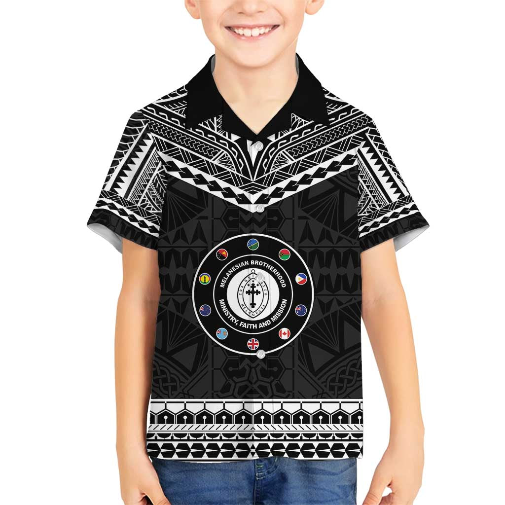 Personalised Melanesian Brotherhood Family Matching Tank Maxi Dress and Hawaiian Shirt Ministry Faith And Mission - Polynesian Pride