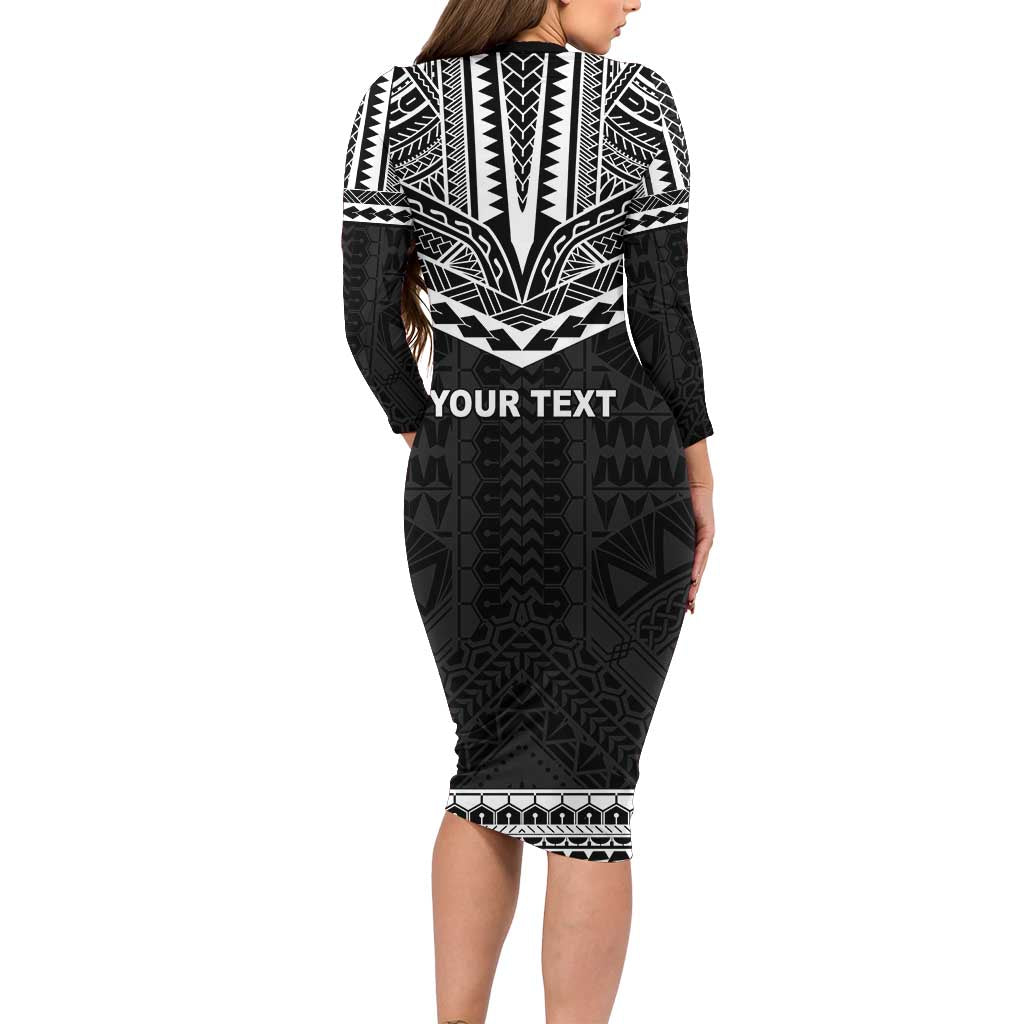 Personalised Melanesian Brotherhood Long Sleeve Bodycon Dress Ministry Faith And Mission - Polynesian Pride