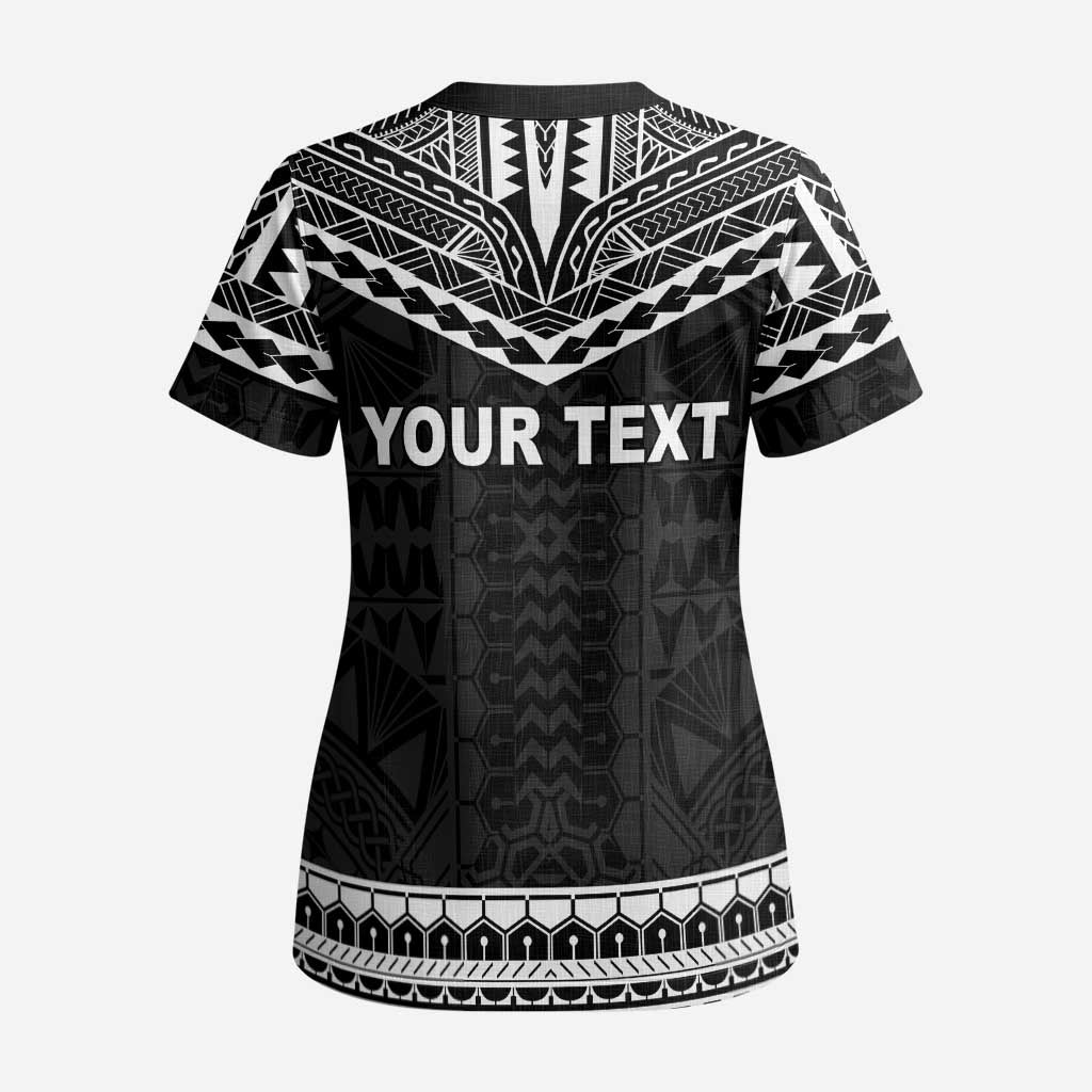 Personalised Melanesian Brotherhood Scrub Top Ministry Faith And Mission LT05 - Polynesian Pride