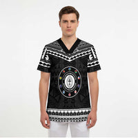 Personalised Melanesian Brotherhood Scrub Top Ministry Faith And Mission LT05 - Polynesian Pride