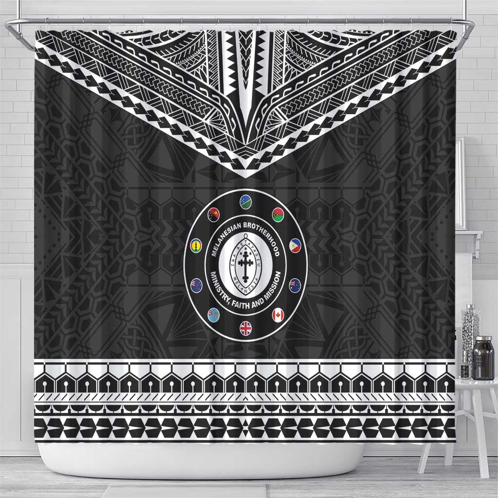 Melanesian Brotherhood Shower Curtain Ministry Faith And Mission LT05 - Polynesian Pride