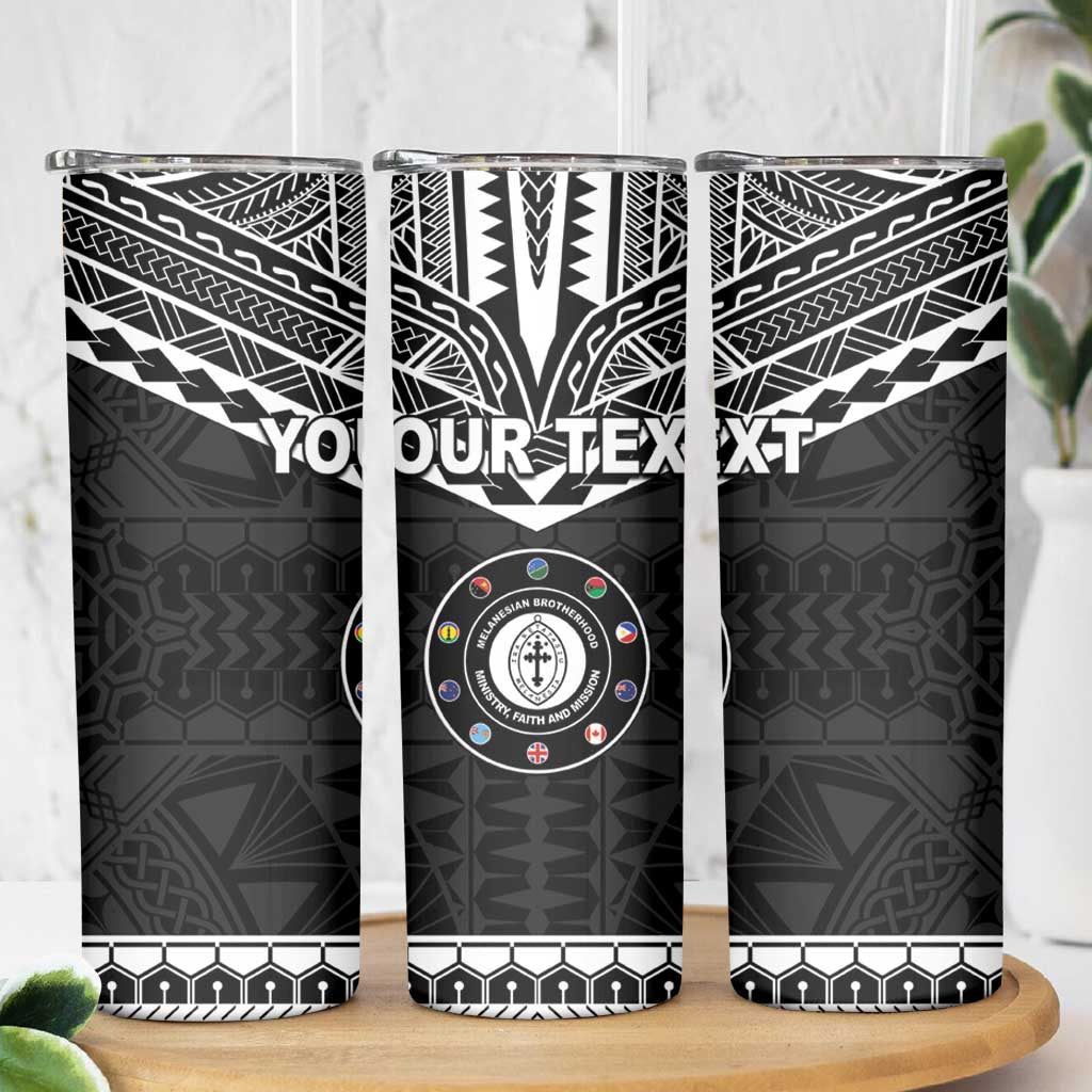 Personalised Melanesian Brotherhood Skinny Tumbler Ministry Faith And Mission - Polynesian Pride
