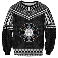 Personalised Melanesian Brotherhood Sweatshirt Ministry Faith And Mission LT05 Unisex Black - Polynesian Pride