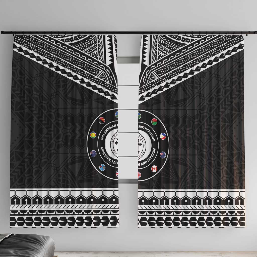 Melanesian Brotherhood Window Curtain Ministry Faith And Mission - Polynesian Pride