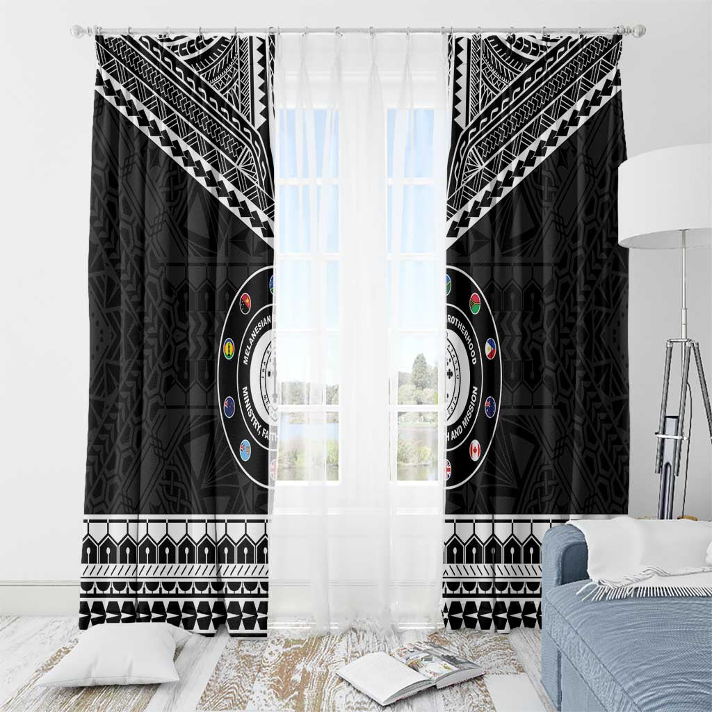 Melanesian Brotherhood Window Curtain Ministry Faith And Mission - Polynesian Pride