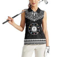 Personalised Melanesian Brotherhood Women Sleeveless Polo Shirt Ministry Faith And Mission - Polynesian Pride