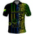 Custom Vanuatu Malampa Polo Shirt Polynesian Tribal LT6 Black - Polynesian Pride