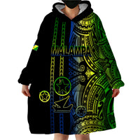 Custom Vanuatu Malampa Wearable Blanket Hoodie Polynesian Tribal LT6 - Polynesian Pride
