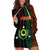 Custom Vanuatu Penama Hoodie Dress Polynesian Tribal LT6 Black - Polynesian Pride