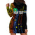 Custom Vanuatu Tafea Hoodie Dress Polynesian Tribal LT6 - Polynesian Pride