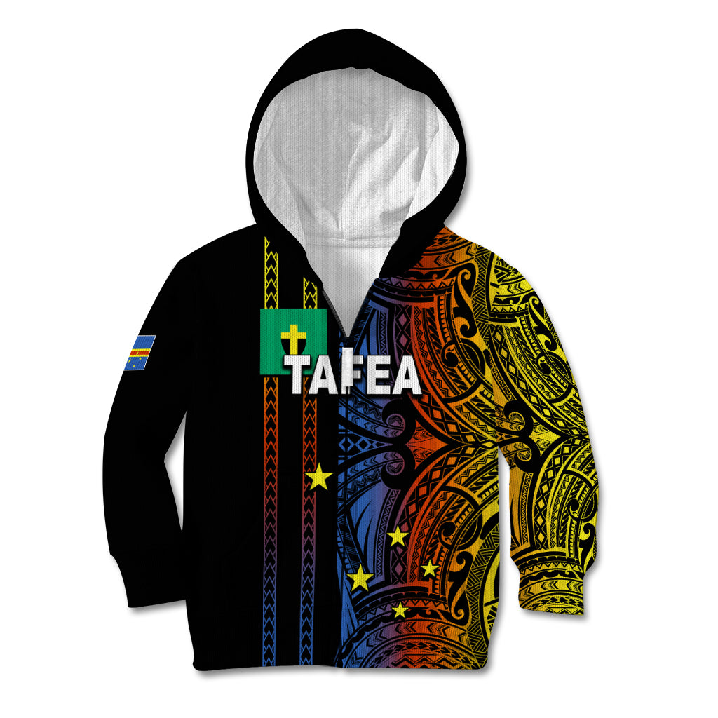 Custom Vanuatu Tafea Kid Hoodie Polynesian Tribal LT6 - Polynesian Pride